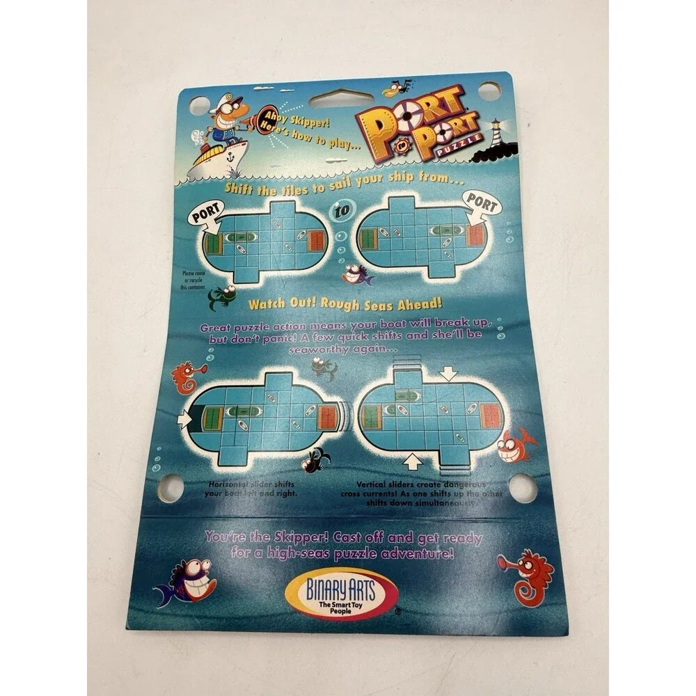 1997 Port to Port Brain Teaser Skill Puzzle by Binary Arts